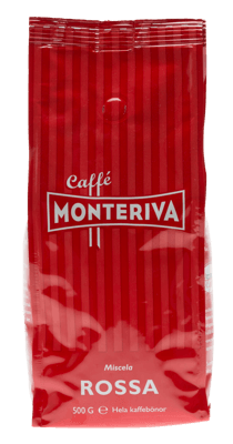 Monteriva Rossa hela kaffebönor espresso - 500g