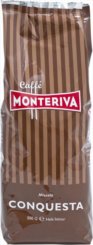 Monteriva Conquesta hela kaffebönor espresso - 500g