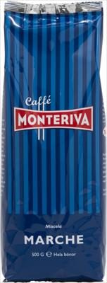 Monteriva Marche hela kaffebönor espresso - 500g