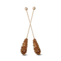 Candy sticks brown